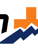 Der Kern des Logos von Swiss Business TV, dem orangen/blauen Signet, setzt sich aus drei Elementen zusammen. Jonadesign Jona Design Zürich
